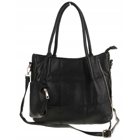 The Grace bags Torebka Damska Listonoszka na Ramię LH2504 Black