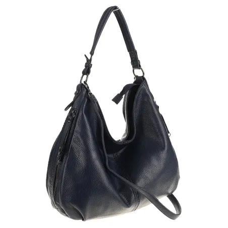 Torebka Damska Shopper Duża Listonoszka Worek na Ramię LH2503 Granatowa