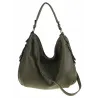 Torebka Damska Shopper Modna Duża Listonoszka Worek na Ramię LH2503 Zielona