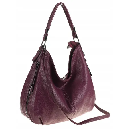 Torebka Damska Shopper Duża Listonoszka Worek na Ramię LH2503 Fioletowa