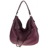 Torebka Damska Shopper Duża Listonoszka Worek na Ramię LH2503 Fioletowa