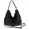 Torebka Damska Shopper Modna Duża Listonoszka Worek na Ramię LH2503 Czarna
