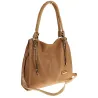 CHARRO Włoska Marka Torebka Damska Teczka Listonoszka na Ramię CH667811 Beżowa