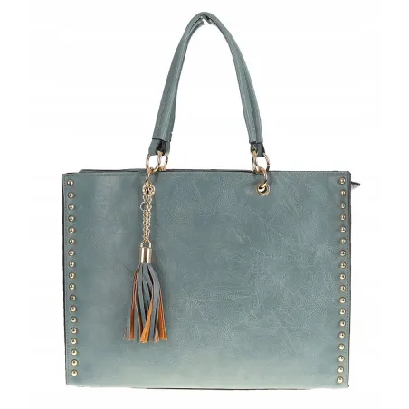 Paolo BAGS Torebka Damska Teczka A4 Listonoszka PB92521 Niebieska