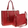 Paolo BAGS Torebka Damska Teczka A4 Listonoszka PB92521 Czerwona