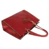 Paolo BAGS Torebka Damska Teczka A4 Listonoszka PB92521 Czerwona