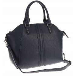 Damska klasyczna torebka kuferek teczka listonoszka LX20235 Blue