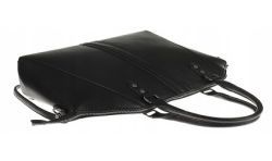 Damska klasyczna torebka kuferek teczka listonoszka LX20235 Black
