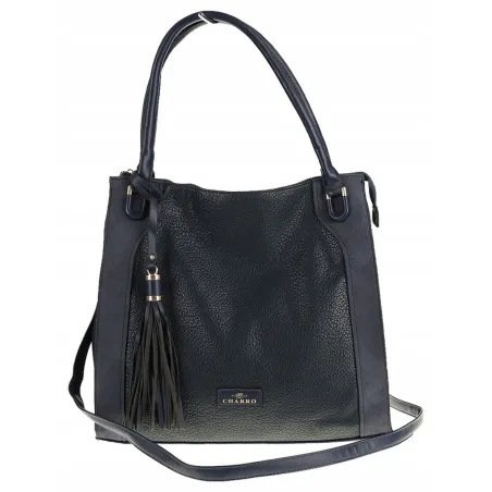 CHARRO Włoska Marka Torebka Damska Elegancka Listonoszka na Ramię CH66786 Blue