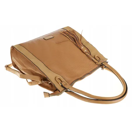 CHARRO Włoska Marka Torebka Damska Elegancka Listonoszka na Ramię CH66786 Apricot