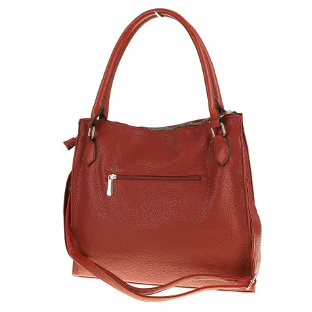 CHARRO Włoska Marka Torebka Damska Elegancka Listonoszka na Ramię CH66786 Plum Red