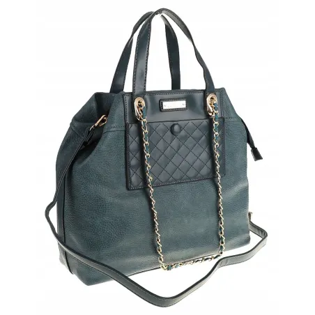 CHARRO Włoska Marka  Torebka Damska Elegancka Worek Listonoszka Kuferek CH855622 Blue