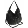 Maria C. Włoska Marka Torebka Damska Worek Modna Listonoszka na Ramię MC805 Black