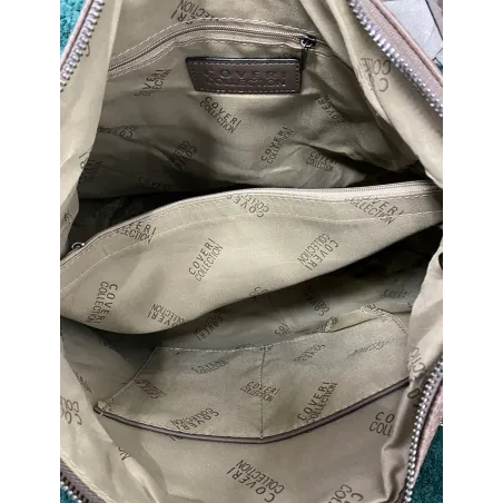 Coveri Collection Włoska Marka  Torebka Damska Listonoszka Worek CC6311 Green