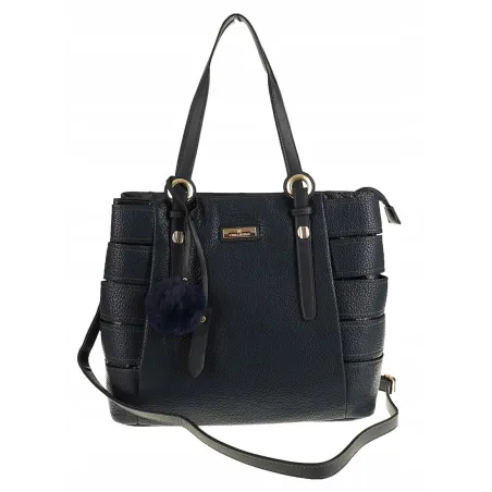 CHARRO Włoska Marka Torebka Damska Teczka Listonoszka Kuferek CH855610 Granatowa