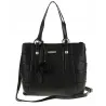 CHARRO Włoska Marka Torebka Damska Teczka Listonoszka Kuferek CH855610 Czarna