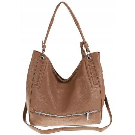 HERISSON Włoska Marka Torebka Damska Listonoszka Worek 17B373 Khaki