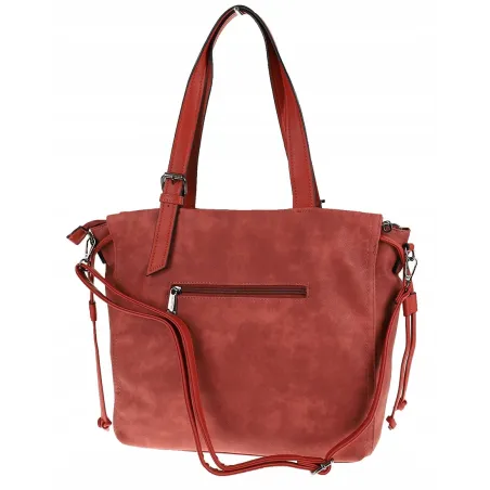 Coveri Collection Włoska Marka Torebka Listonoszka shopper bag CC52603 Red