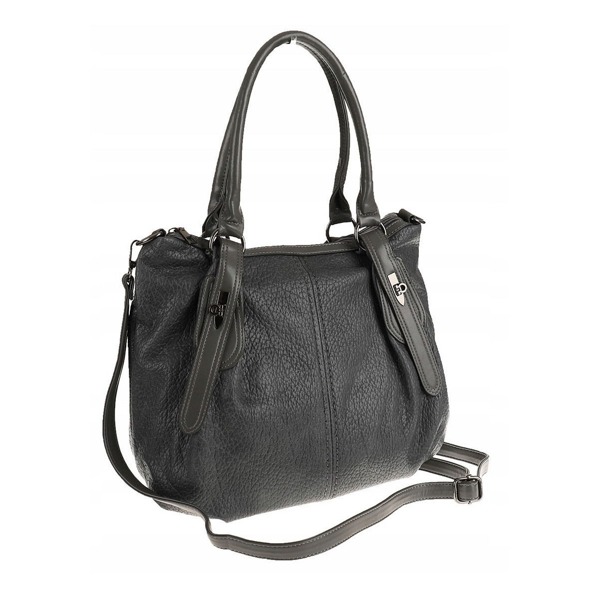 The Grace bags Torebka Listonoszka Worek na Ramię LH2548 Grey