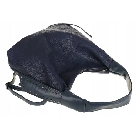 The Grace bags Torebka Damska Worek Modna Listonoszka na Ramię LH2554 Granatowa