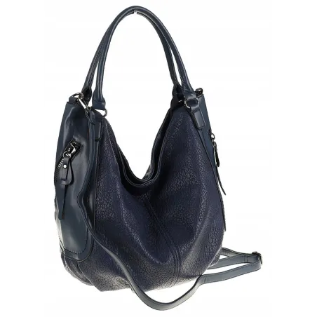 The Grace bags Torebka Damska Shoper Worek na Ramię LH2550 Blue