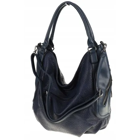 The Grace bags Torebka Damska Shoper Worek na Ramię LH2550 Blue