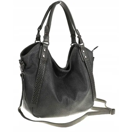 The Grace bags Torebka Damska Shoper Worek na Ramię LH2553 Grey