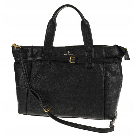 Regina Schrecker Włoska Marka Torebka Damska Shopper Listonoszka RE4257 Black