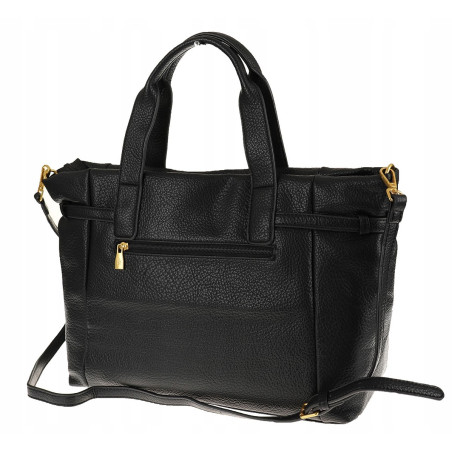 Regina Schrecker Włoska Marka Torebka Damska Shopper Listonoszka RE4257 Black