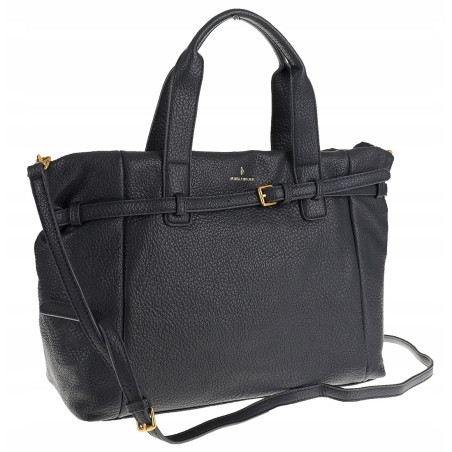 Regina Schrecker Włoska Marka Torebka Damska Shopper Listonoszka RE4257 Blue