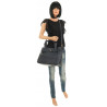 Regina Schrecker Włoska Marka Torebka Damska Shopper Listonoszka RE4257 Blue
