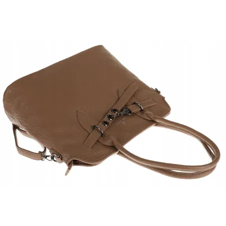 Regina Schrecker Włoska Marka Torebka Damska Shopper Listonoszka RS4416 Kha