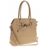 Regina Schrecker Włoska Marka Torebka Damska Shopper Listonoszka RS4416 Camel