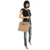 Regina Schrecker Włoska Marka Torebka Damska Shopper Listonoszka RS4416 Camel