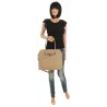 Regina Schrecker Włoska Marka Torebka Damska Shopper Listonoszka RS4416 Camel