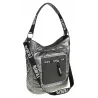 Torebka Damska Worek Listonoszka na Ramę Listonoszka Miejska GD631 Szara