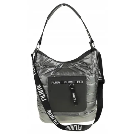 Torebka Damska Worek Listonoszka na Ramę Listonoszka Miejska GD631 Szara