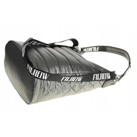 Torebka Damska Worek Listonoszka na Ramę Listonoszka Miejska GD631 Szara