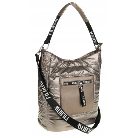 Torebka Damska Worek Listonoszka na Ramę Listonoszka Miejska GD631 Złota