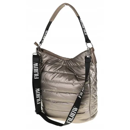 Torebka Damska Worek Listonoszka na Ramę Listonoszka Miejska GD631 Złota