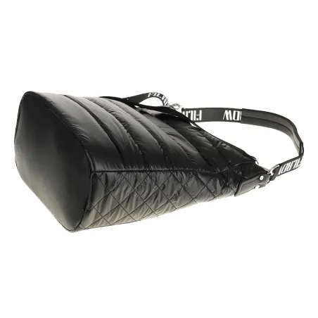 Torebka Damska Worek Listonoszka na Ramę Listonoszka Miejska GD631 Czarna