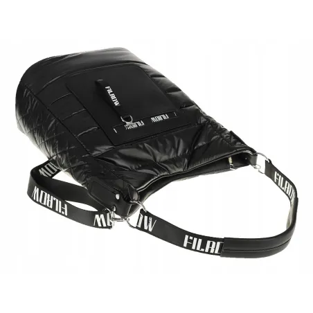 Torebka Damska Worek Listonoszka na Ramę Listonoszka Miejska GD631 Czarna