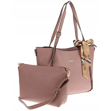CHARRO Włoska Marka Torebka Damska Worek Listonoszka na Ramię CH1362551 Pink