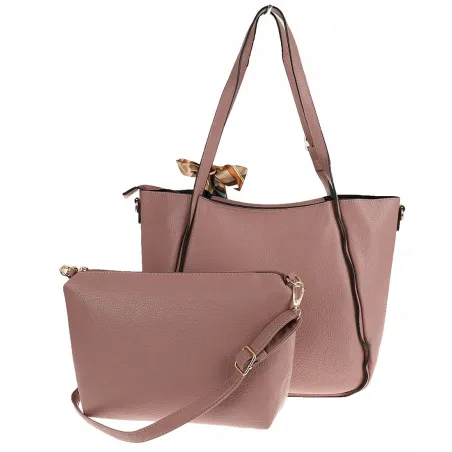 CHARRO Włoska Marka Torebka Damska Worek Listonoszka na Ramię CH1362551 Pink