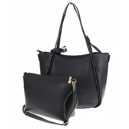 CHARRO Włoska Marka Torebka Damska Worek Listonoszka na Ramię CH1362551 Navy