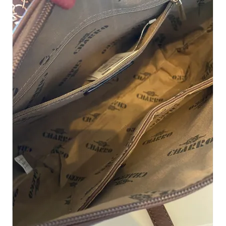 CHARRO Włoska Marka Torebka Damska Worek Listonoszka na Ramię CH1362551 Navy