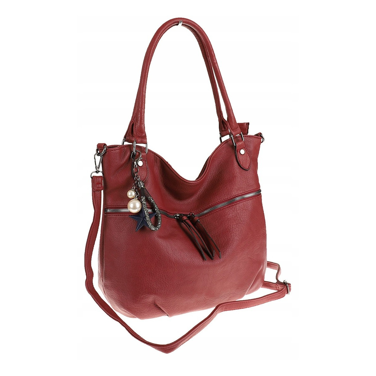 The Grace bags Torebka Listonoszka Worek na Ramię 2169 Wine