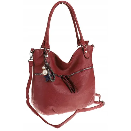 The Grace bags Torebka Listonoszka Worek na Ramię 2169 Wine