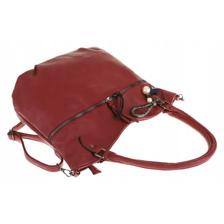 The Grace bags Torebka Listonoszka Worek na Ramię 2169 Wine