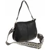 CHARRO Włoska Marka Torebka Damska Kuferek Listonoszka na Ramię 23026 Black